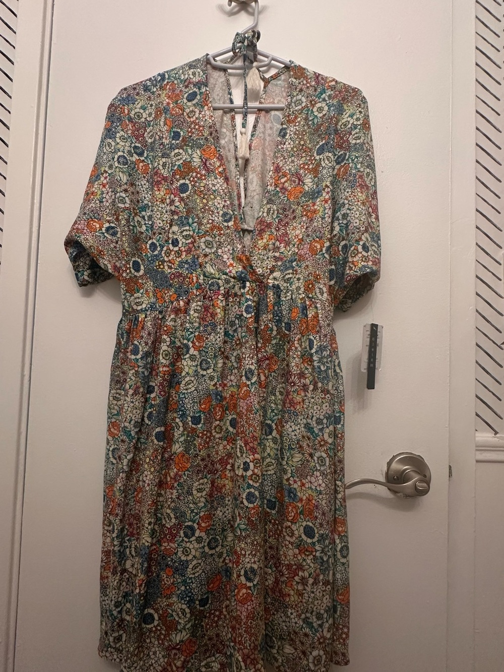 O'Neill Multicolor Floral V-Neck Mini Dress - Picture 2 of 6